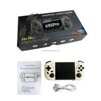 Console de jeu portable X95 Pro, écran 3,5 pouces, Android, 64 Go, WiFi, système de jeu rétro, émulateur, console de jeu vidéo