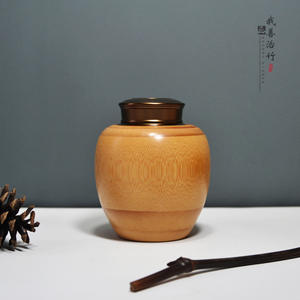 Contenedor de Bambú Hecho a Mano, Ecológico y Tradicional para Almacenamiento de Flores, con Tapa Metálica para Té y Otros Productos - Product Image 3