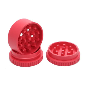 AGG SG-03 Portable Biodegradable <b>Plastic</b> 2-Layer Herb <b>Grinder</b> with for Handle 55x24mm Custom Design - Product Image 6