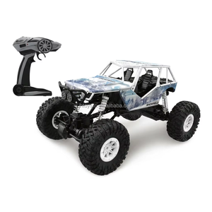 Coche de Control Remoto 4WD 2.4G 1/10 RC <span class=keywords><strong>Rock</strong></span> Crawler con Suspensión Independiente, Neumáticos TPR de Alta Adherencia, Luz LED, Camioneta Monstruo RC - Product Image 1
