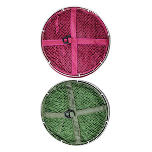 Jaula de pesca de acero inoxidable personalizada con doble anillo para carpas, pesca en agua dulce, estanque o embalse - Product Image 3