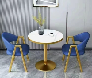 Set Tavolo da Pranzo di Lusso a 2 Posti Moderno in Legno MDF per Casa o Hotel Mobili da Pranzo di Grande Successo - Product Image 4