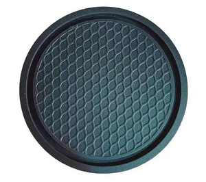 Forros de silicona para portavasos, color azul, para posavasos de coche, accesorios interiores antideslizantes - Product Image 6