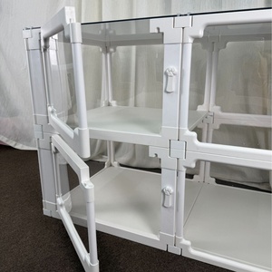 Corralito para Mascotas Moderno, Transparente y Seguro, Móvil, de 40 cm para Uso en Interiores con Perros Pequeños - Product Image 3