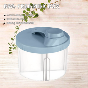 BPA Free PP Baby Milk <b>Powder</b> Container With Lid And Handle For Refrigerator Storage Round Straight <b>Body</b> Design - Product Image 2