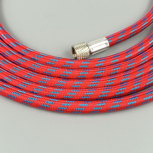 Tuyau tressé rouge pour aérographe, 1.8m, connecteur 8 8, pour la peinture d'œuvres d'art - Product Image 3