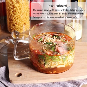 Pot en verre résistant à la chaleur, fait à la main, avec couvercle, poêle à Sauce pour soupe et pâtes, aliments pour bébés, 8 ml - Product Image 4