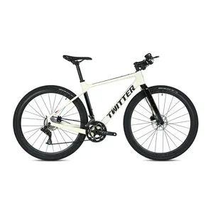 Twitter Grind Fiets Carbon Fietsen Hybrid Cyclus Racefietsen 700c * 38c Band 24 Speed Carbon Cycross Grind Bike