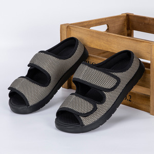 <span class=keywords><strong>Sandales</strong></span> <span class=keywords><strong>orthopédiques</strong></span> confortables et réglables, antidérapantes, à double bride et à bout ouvert, respirantes - Product Image 2