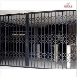 ตะแกรงหน้าประตูนิรภัยแบบยืดได้ทำจากสแตนเลสสตีลใช้กลางแจ้งกันขโมยพื้นผิวสำเร็จรูปแบบเปิดด้านข้าง - Product Image 6