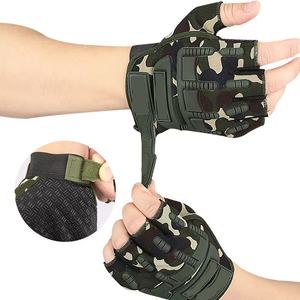 Guantes Tácticos sin Dedos con Absorción de Vibraciones para Motociclismo, Ciclismo, Gimnasio, Trabajo y Actividades al Aire Libre - Product Image 2