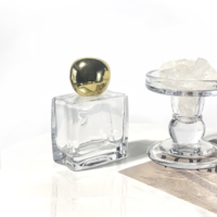 Flacon de parfum de haute qualité avec pulvérisateur atomiseur, emballage de soins de la peau, flacon de parfum de luxe, flacon d'huile essentielle 100 ml