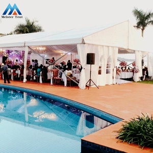 Tente blanche de luxe <span class=keywords><strong>pour</strong></span> mariages en plein air, tente de réception imperméable, tente de fête à vendre ou à <span class=keywords><strong>louer</strong></span>, carpas para eventos - Product Image 6