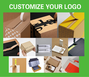 Tái chế tùy chỉnh carton sóng tự niêm phong dây kéo hộp dễ dàng xé mở bao bì nến thể hiện vận chuyển giấy gửi thư hộp - Product Image 6