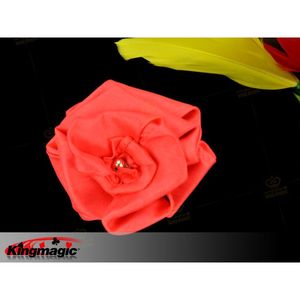 G0456 Foulard en soie transformé en roses (Rouge)(Jaune)(Bleu) Accessoires de magie de scène King Magic Foulard en soie Magie de scène Vente en gros - Product Image 1
