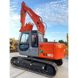 Excavatrice Hitachi EX120 d'occasion du Japon à faible coût de transport, avec flèche longue, 12 tonnes, en état quasi neuf - Product Image 4