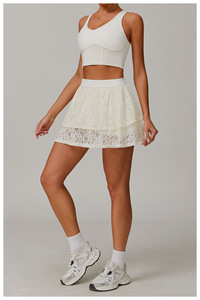 Vente en gros de nouveaux ensembles de <span class=keywords><strong>sport</strong></span> 2 pièces en dentelle <span class=keywords><strong>sexy</strong></span> jupe de tennis de <span class=keywords><strong>sport</strong></span> jupe de golf pour femmes jupe de tennis de yoga - Product Image 3