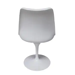 Modern Home Furniture Tulip Home Furniture Dinning Chairs PP Plastic Cushion Seat Dining Chair For Sale