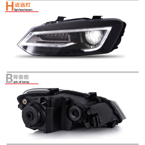 Fari a LED per VW <span class=keywords><strong>POLO</strong></span> dal 2011 al 2018, dal <span class=keywords><strong>2014</strong></span> al 2017 per Volkswagen <span class=keywords><strong>Polo</strong></span> 6 - Product Image 5