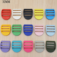 Boucle trapézoïdale en POM de 25 mm, réglable, de haute qualité, robuste, légère, écologique, colorée, disponible en différentes couleurs