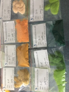 100% Polyester Nylon Flock Fibers <span class=keywords><strong>Solid</strong></span> Style Flamm hemmende Stapel faser für Betons pinn füllmaterial - Product Image 2