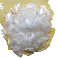 Fibre de polypropylène synthétique micro 6 mm, fibre de polypropylène monofilament 6 mm, fibre de polypropylène renforcée pour béton