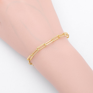 New S925 Sterling Silver Kẹp Giấy Chuỗi Vòng Đeo Tay Thời Trang Tối Giản Trang Sức Thanh Lịch Phụ Kiện Cho Phụ Nữ Bán Buôn - Product Image 6