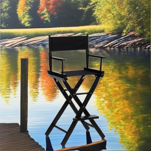 Professionnel Portable Directeur Chaise De Maquillage En Plein Air Confortable Pliant Chaise En Bois Plage Parcs Jardins Durable Meubles En Métal - Product Image 2