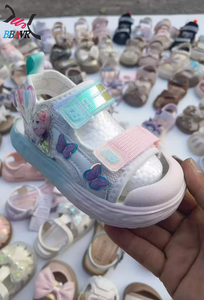 New Stock Girl Baby Princess Sandals <b>Soft</b> Sole Cotton Butterfly Fashion Children's <b>Shoes</b> Sandalia Cheap Mixed Design Wholesale - Product Image 6