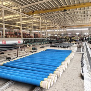 Прямые продажи трубопроводов Hengyuan DN125 четырехслойная стальная проволока, армированная 4-метровая износостойкая резина, детали для строительной техники - Product Image 1