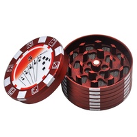 Offre Spéciale – Broyeur à Herbes 42MM 3 Couches en Alliage de Zinc, Type Jeton de Poker, pour Tabac et Herbes – Accessoires de Fumeur