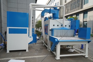 Nhôm hồ sơ tự động phun cát máy băng tải hệ thống phun cát - Product Image 6