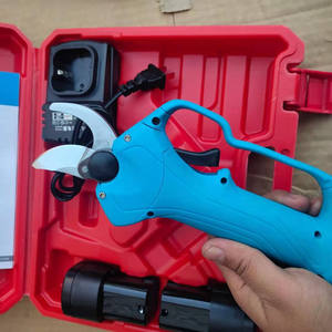 Tijeras de Podar Eléctricas Cómodas, Recargables, con Batería de Litio de 2.8 Ah, Tijeras de Jardín con Cuchilla de Acero de Alto Carbono de 45 mm - Product Image 2