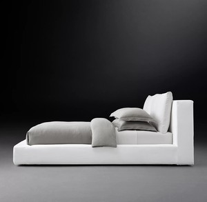 Cama con Base Tapizada de Diseño Moderno, Estilo Americano, Lujosa y Cómoda, de Sassanid Living, Productos Más Populares - Product Image 3