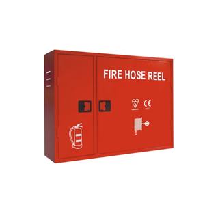 Armoire anti-incendie à double porte en acier inoxydable, pour enrouleur de tuyau d'incendie et <span class=keywords><strong>extincteur</strong></span>, en acier de 1,2 mm d'épaisseur, sécurisée pour produits chimiques dangereux, personnalisable - Product Image 2