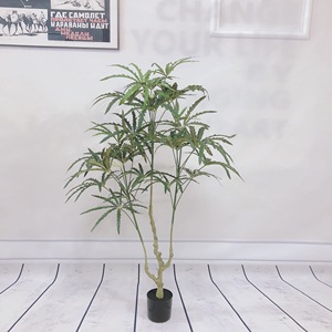 Decoración para el hogar, bonsái verde artificial, <span class=keywords><strong>olivo</strong></span>, bonsái de plástico con elegancia realista - Product Image 5