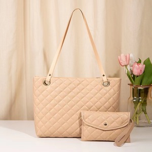 New High Quality PU Leather <b>Purses</b> and Handbag Tote Bag Two-piece Suit Fashion Handbag Wholesale Casual White Bag Storage Large - Product Image 4