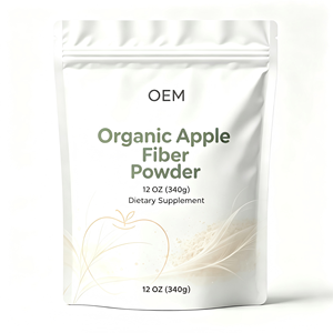 Fibra de Manzana Orgánica al por Mayor OEM, Fibra sin Azúcar para Hornear, Smoothies y Apoyo a la Salud Intestinal, Sin OMG con GMP - Product Image 1