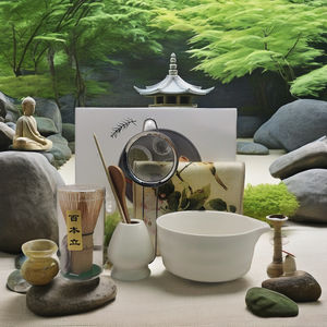 Set da tè Matcha in ceramica <span class=keywords><strong>giapponese</strong></span> moderno 8 pezzi tra cui ciotola e frusta per l'ora del tè <span class=keywords><strong>giapponese</strong></span> e coreano o omaggi - Product Image 3