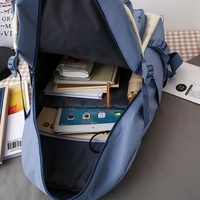 Ensemble Sac à Dos Étudiant Unisexe Personnalisé, 5 Pièces, Grande Capacité, Antivol et Imperméable, avec Sac Repas Décontracté