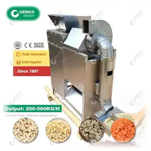 2023 Promotional Rice Wheat Broad Bean Maize Black Gram Peeling Machine for Dry Wet Dehulling Dehusking Corn Millet Lentil