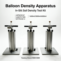 Appareil de densification par ballon, Kit de test de densité des sols In-Sitt ASTM D2167AASHTO T205NF P94-061-2 1600 ml/3000 ml/6000 ml
