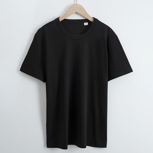 2025 190 gm réversible coton mercerisé à manches courtes <span class=keywords><strong>4XL</strong></span> col rond <span class=keywords><strong>grande</strong></span> <span class=keywords><strong>taille</strong></span> T-shirt pour hommes - Product Image 3