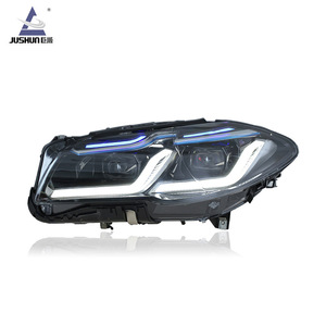 Jushun BMW 5 Series F18 Headlight Assembly LED Daytime Running Light Bi Xenon <b>Projector</b> 12V - Product Image 5