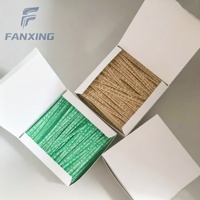 Duurzame, levendige eco-vriendelijke papieren kabelbinders van tin-tie papier, kraftpapier twist-ties voor broodzakken, verzegeling & verpakkingen voor feestdagen.