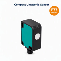 Sensor de Detección Directa Ultrasónico UB100-F77-E2-V31, Salida PNP de 24 V CC, IP67 para Automatización Industrial, CE RoHS