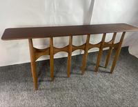 Table console moderne en bois massif pour salon, chambre à coucher, salle à manger, appartement, hôtel, couloir - Meubles au design simple