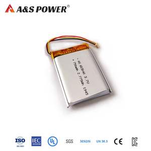 แบตเตอรี่ลิเธียมไอออน603040 3.7V 750mAh สำหรับอุปกรณ์จำนวนมากผลิตแบตเตอรี่ลิเธียมไอออนแบบชาร์จไฟได้มีเสถียรภาพ - Product Image 4