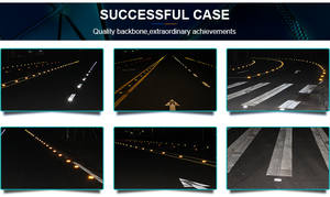 ABS пластиковый маркер, Светодиодный отражатель безопасности, встроенные в ретро отражающие солнечные дорожные шпильки «кошачий глаз» - Product Image 3