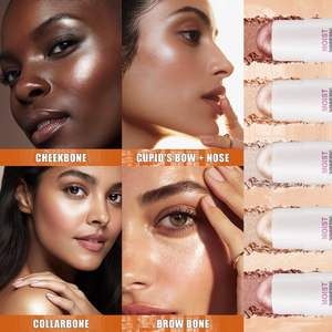 Stick illuminateur hydratant scintillant multifonction, fini nacré, pour le contouring du visage - Product Image 6